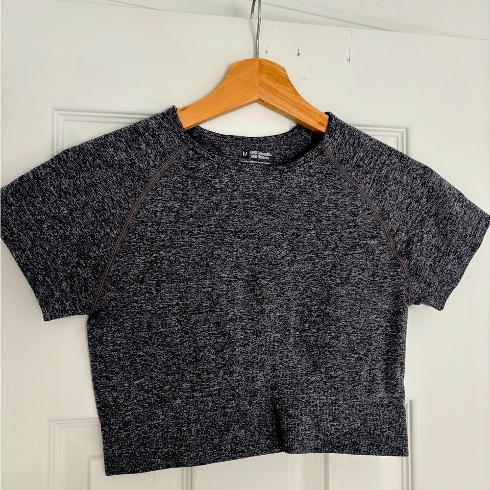 SHEIN NewGray sport Crop Top